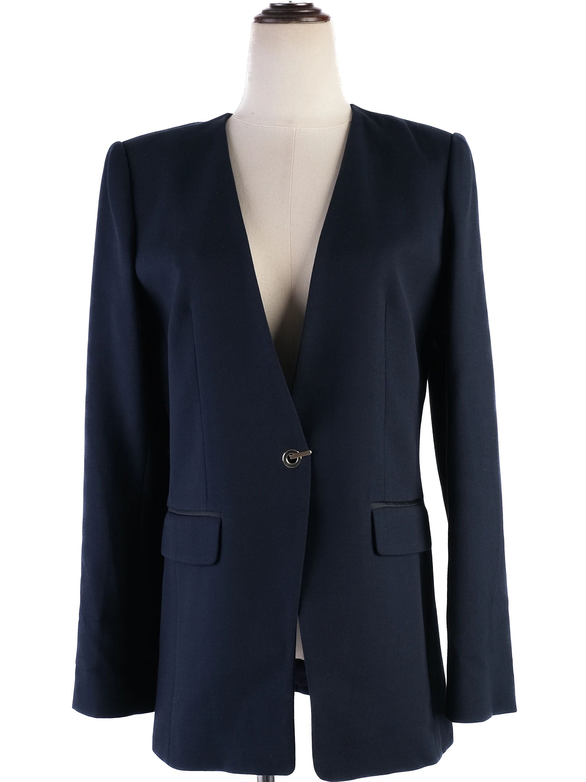 Excellent Tara Jarmon Blue Viscose Women&