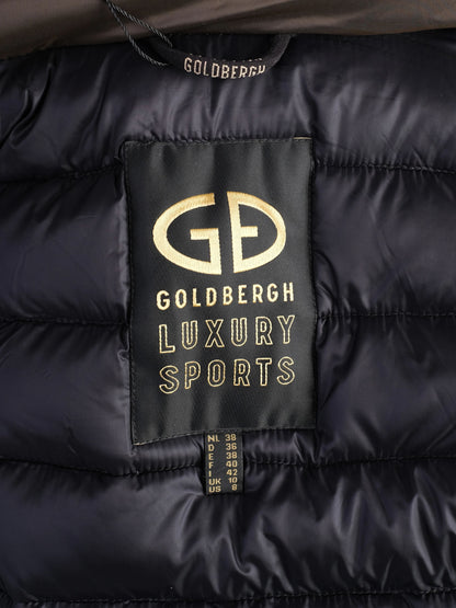 Perfect Goldbergh Brown Padded Jacket with Star Pattern Size M