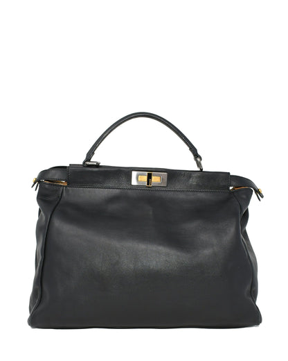 Fendi Peekaboo, Calf Leather
