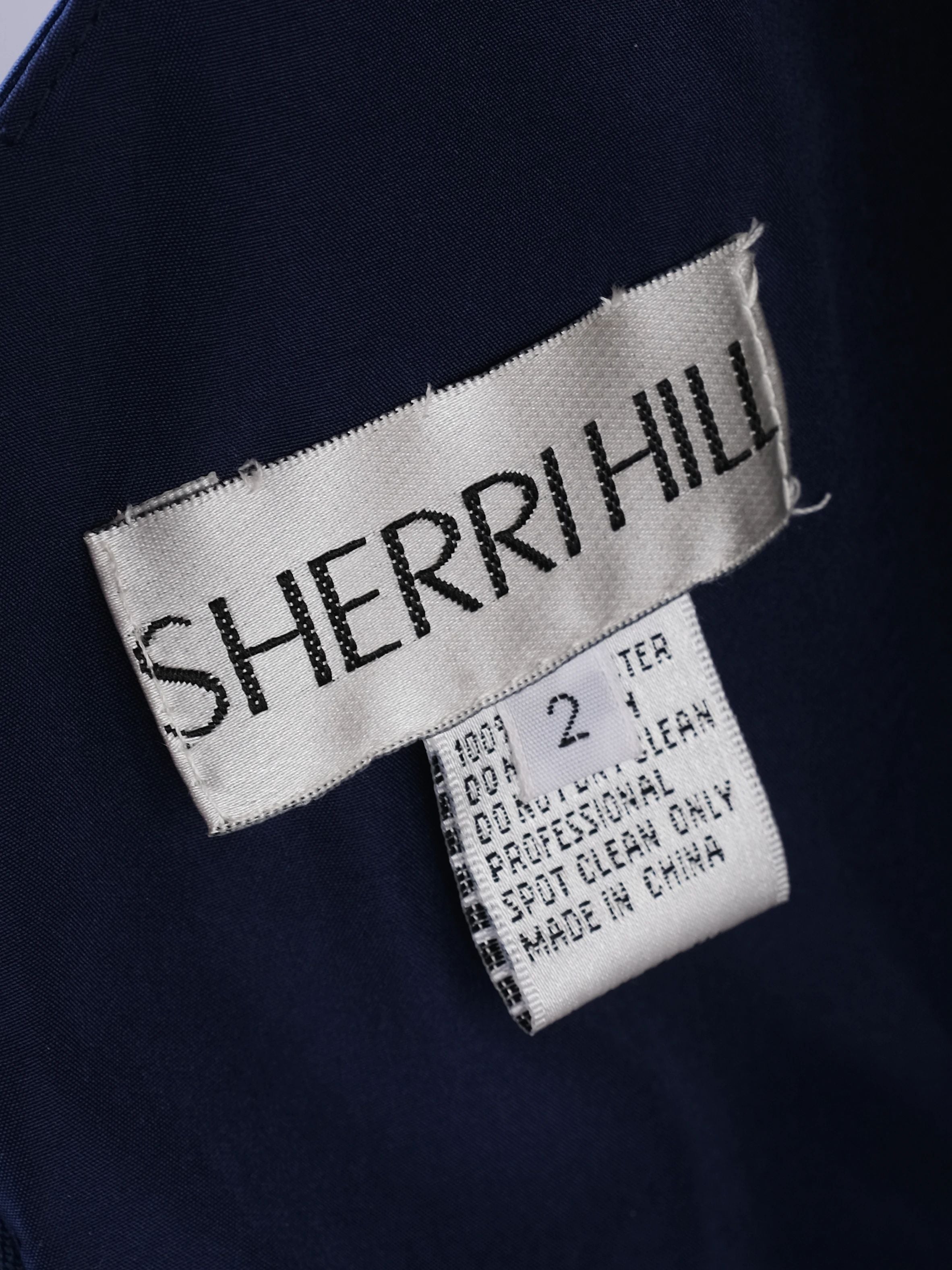 Perfect Sherri Hill Blue Evening Gown Size XS Polyester