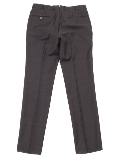 Perfect Ermenegildo Zegna Gray Wool Formal Pants Size M