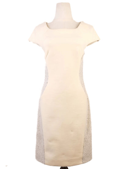 Average Rag&amp;Bone Yellow Wool Dress XS with Textured Panels