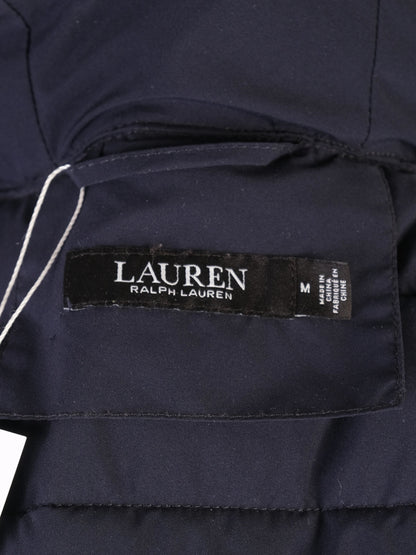 Excellent Ralph Lauren Blue Quilted Puffer Coat Size M