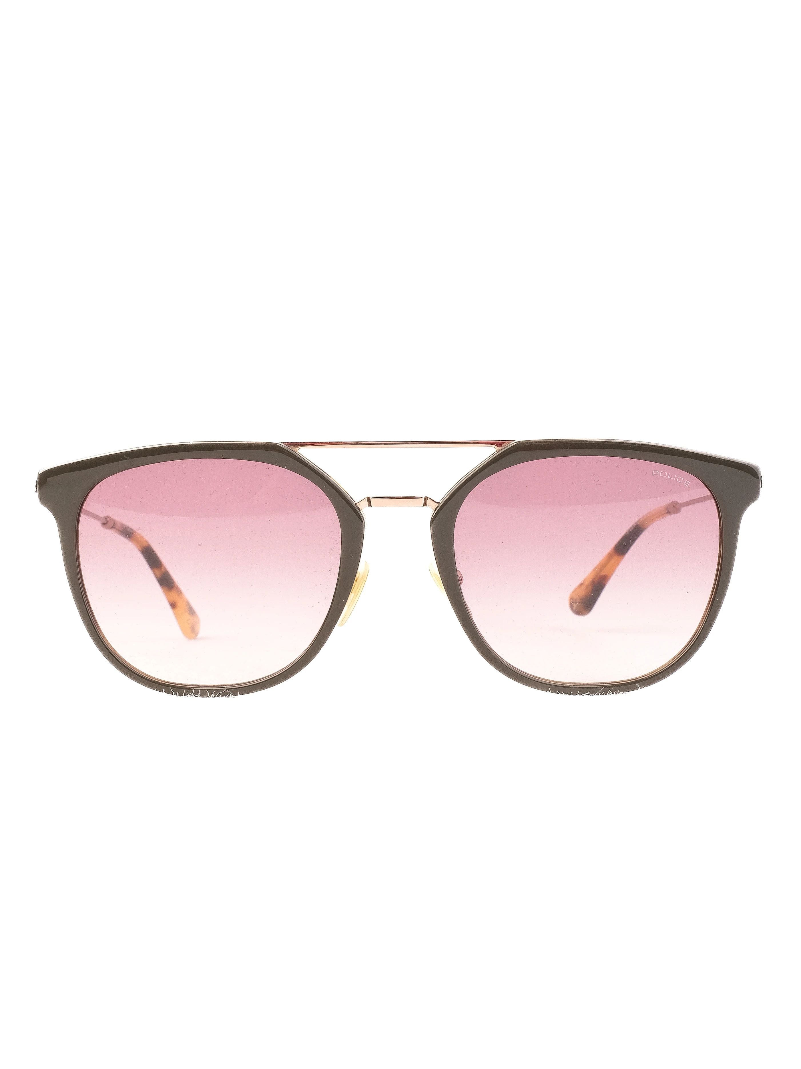 Excellent Police Sunglasses Pink Tinted Lenses M Women&