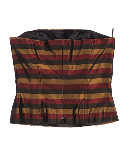 Excellent Luisa Spagnoli Strapless Top &amp; Long Skirt Set Size M