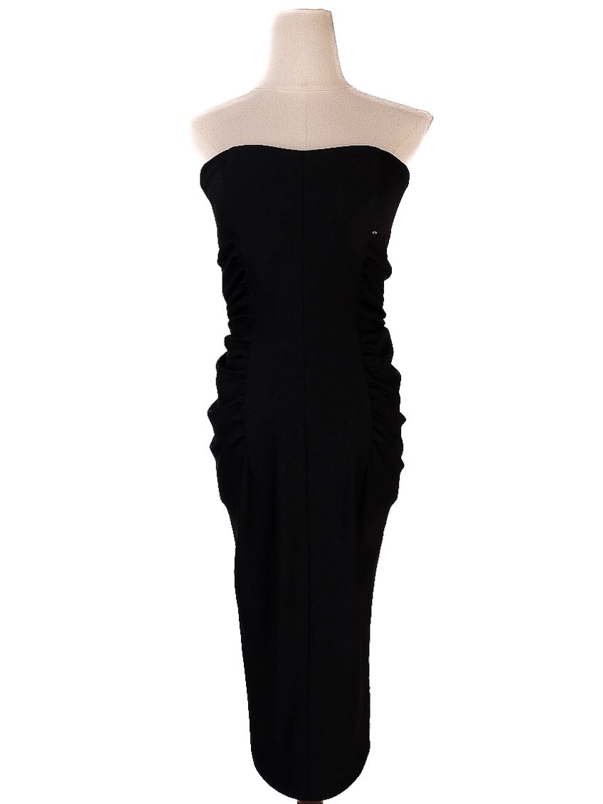 Sportmax Black Strapless Dress S Cotton Perfect Condition