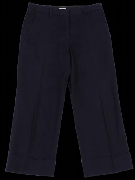 Excellent Miu Miu Blue Cotton Pants Size 42S Made in Italy