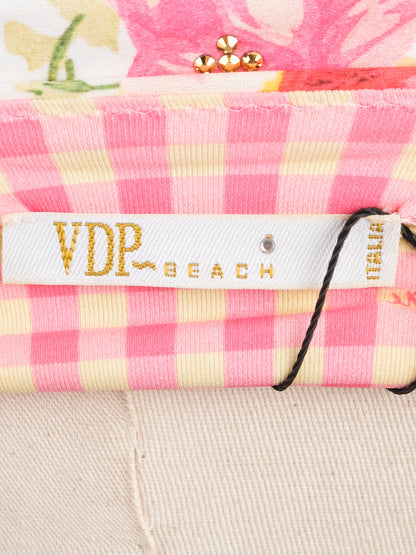 Excellent VDP Floral Dress in Combined Nylon Size S with Cut-Out Detail