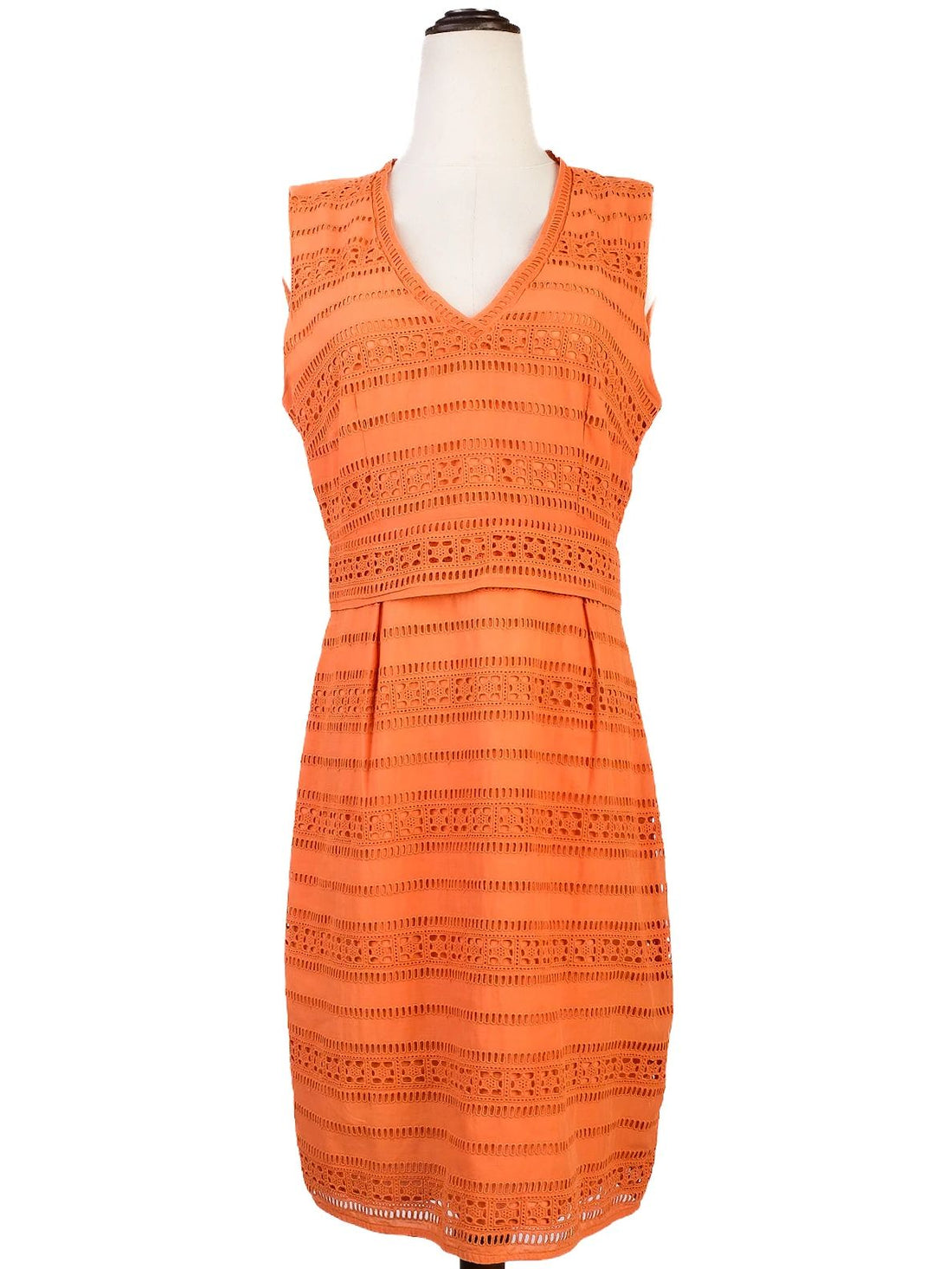 Excellent Weekend MaxMara Orange Cotton Dress Size M