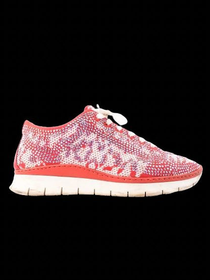 Excellent Lesilla Red Rhinestone Sneakers Women&