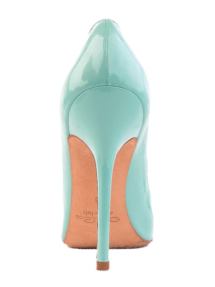 Excellent Oscar de la Renta Blue High-Heeled Shoes Size 38