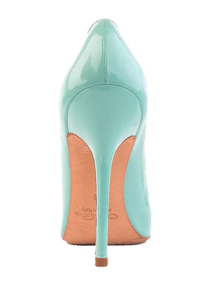 Excellent Oscar de la Renta Blue High-Heeled Shoes Size 38