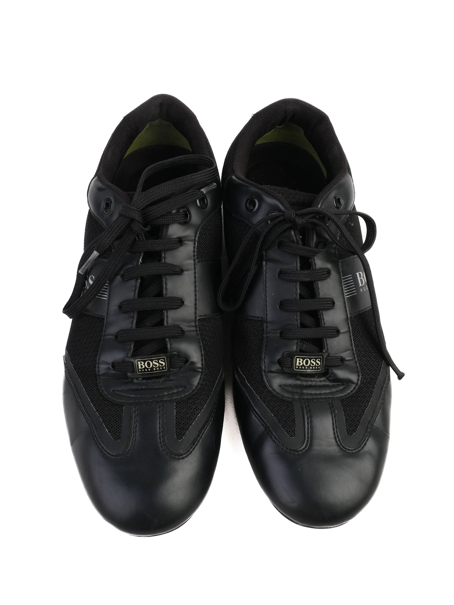 Hugo Boss Black Fabric Sneakers Size 42 - Excellent Condition