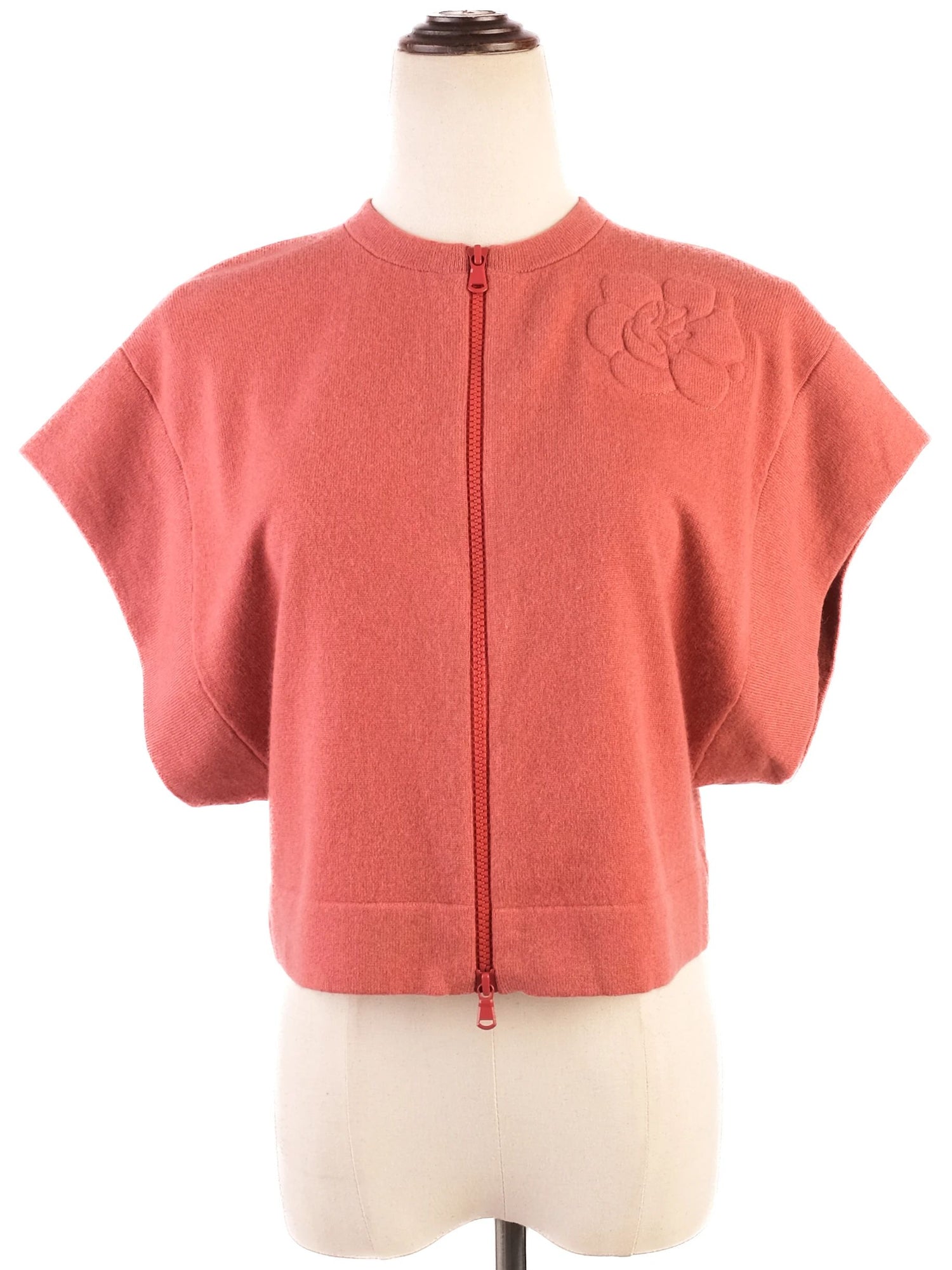 Excellent Brunello Cucinelli Orange Cashmere Sweater Size S