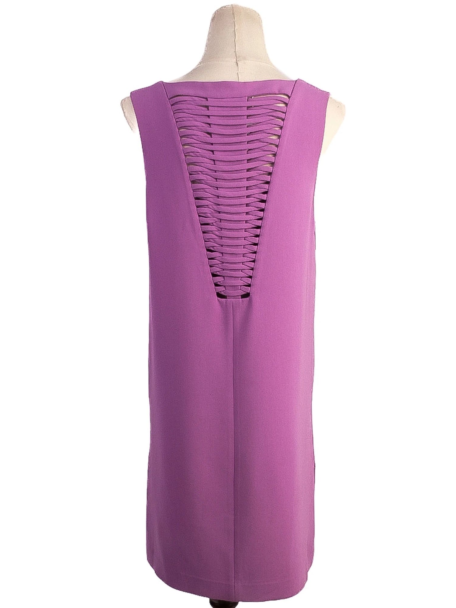 Excellent Robert Rodriguez Purple Sleeveless Dress Size M