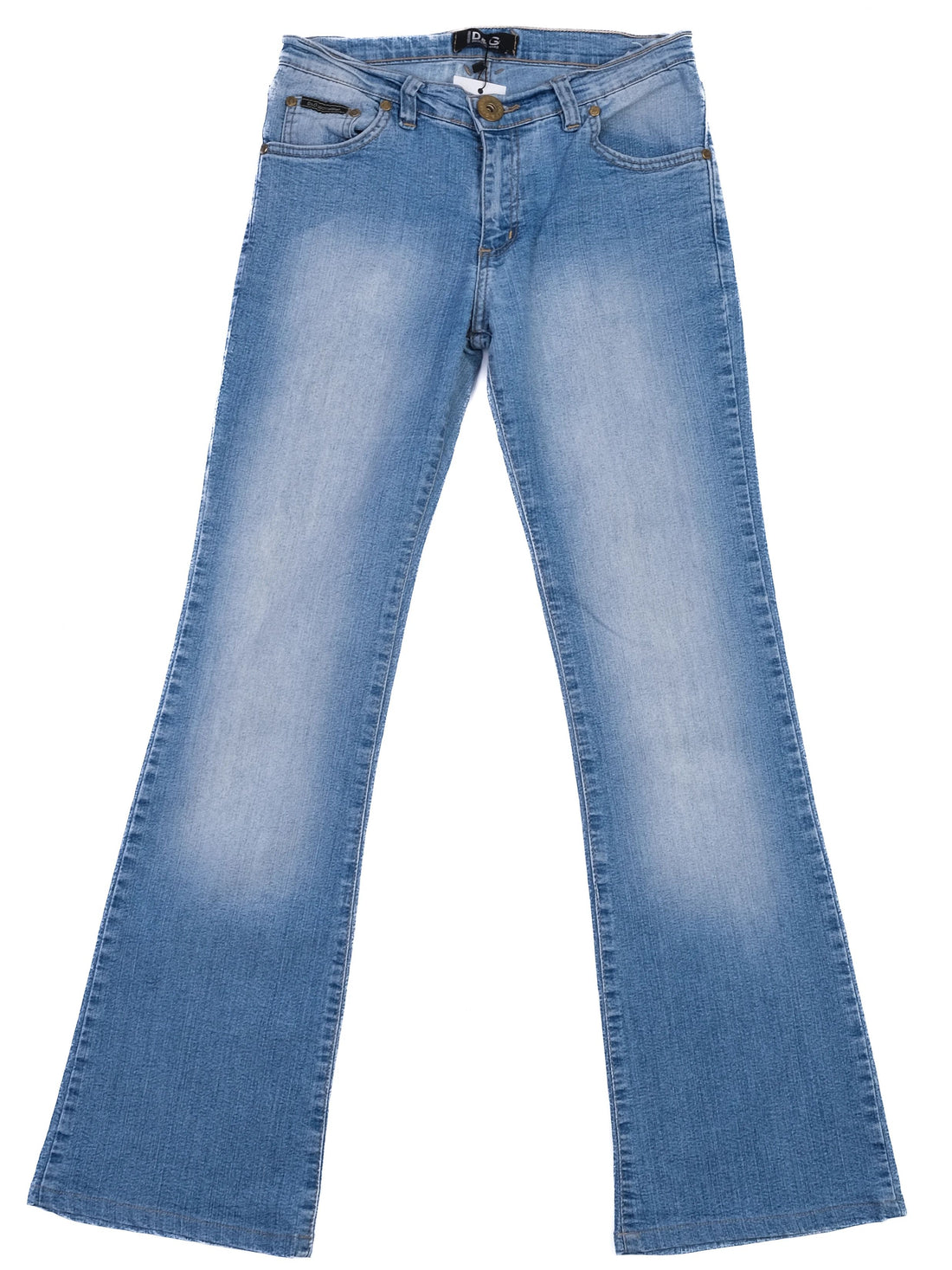 Excellent Dolce Gabbana Blue Denim Flare Jeans Size M