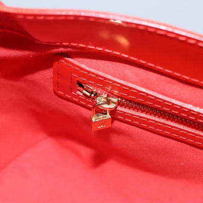 Louis Vuitton Vernis Wilshire Pm Hand Bag Orenge M 93644 Lv Auth