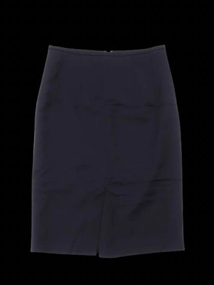 Excellent BGN First Navy Blue Wool Pencil Skirt Size M
