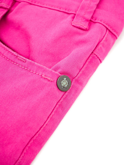 Excellent Pierre Cardin Pink Elastane Pants Size L for Women