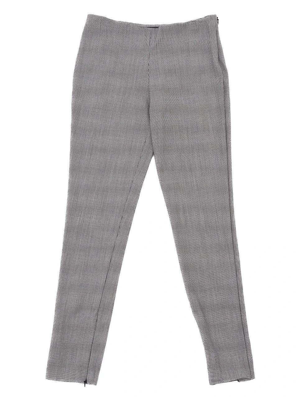 Excellent Gray Houndstooth Wool Blazer with Lace Detail Size S