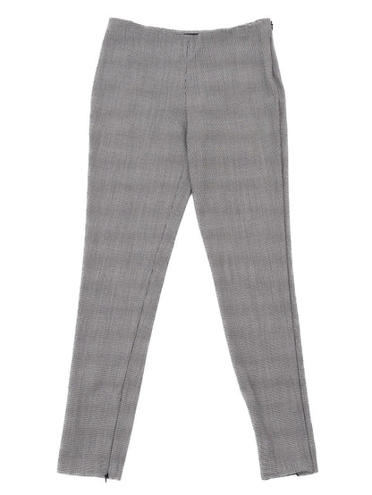 Excellent Gray Houndstooth Wool Blazer with Lace Detail Size S