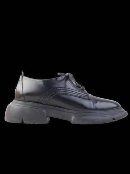 Excellent Emporio Armani Black Leather Shoes Women&