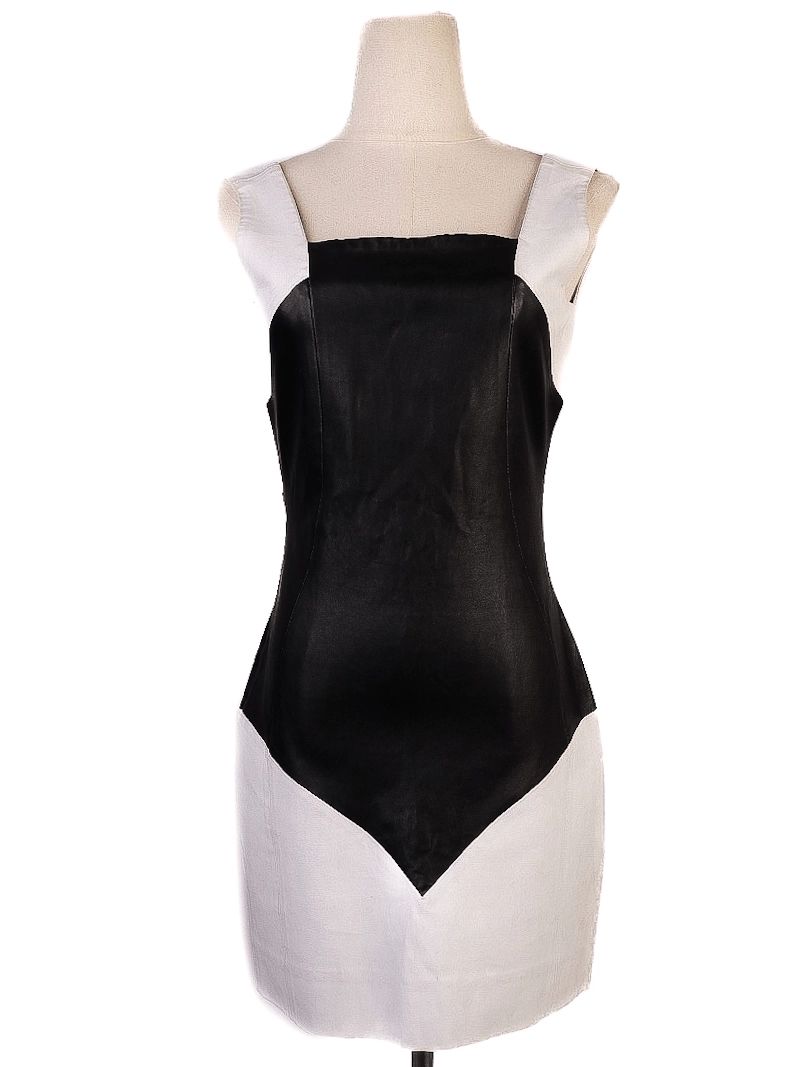 Good Simonetta Ravizza Black &amp; White Geometric Dress Size S