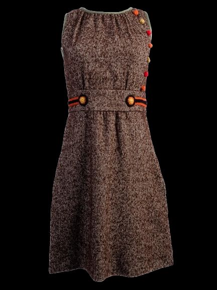 Excellent Missoni Wool Sleeveless Dress Size M with Colorful Accents