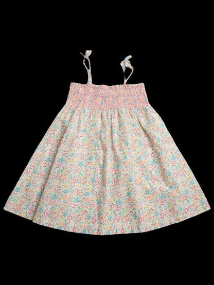 Good Petit Bateau Floral Pink Dress for Kids Size 8 Cotton