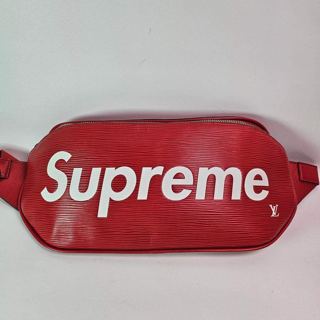 Louis Vuitton Supreme Red White Epi Bumbag