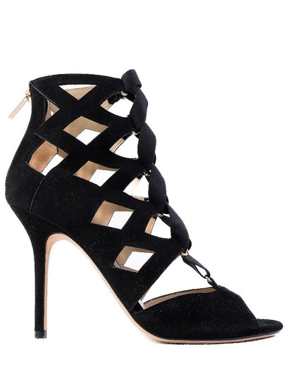 Excellent Jimmy Choo Black Suede High-Heeled Shoes Size 39