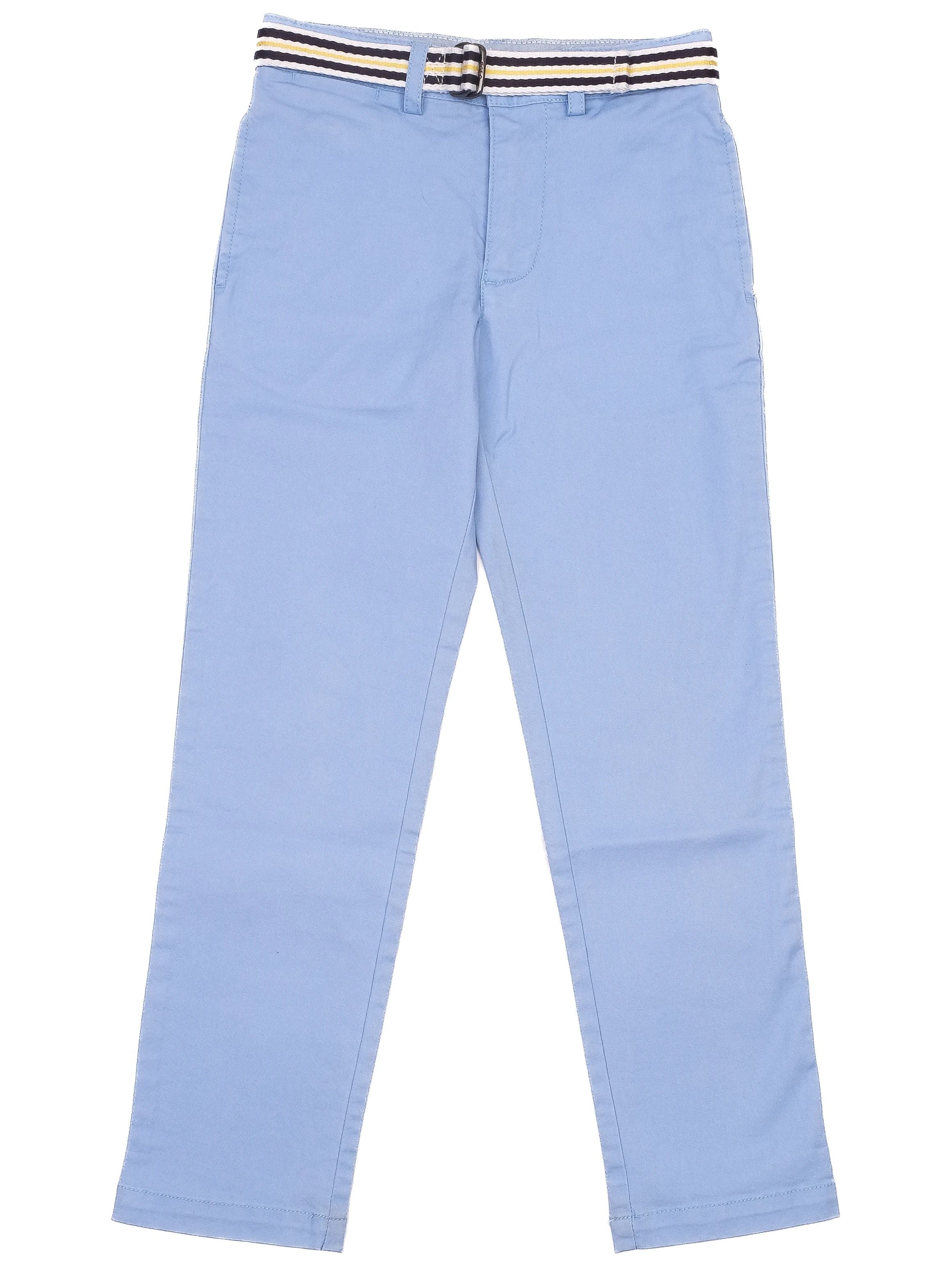 Good Polo Ralph Lauren Blue Cotton Pants for Kids, Size 7