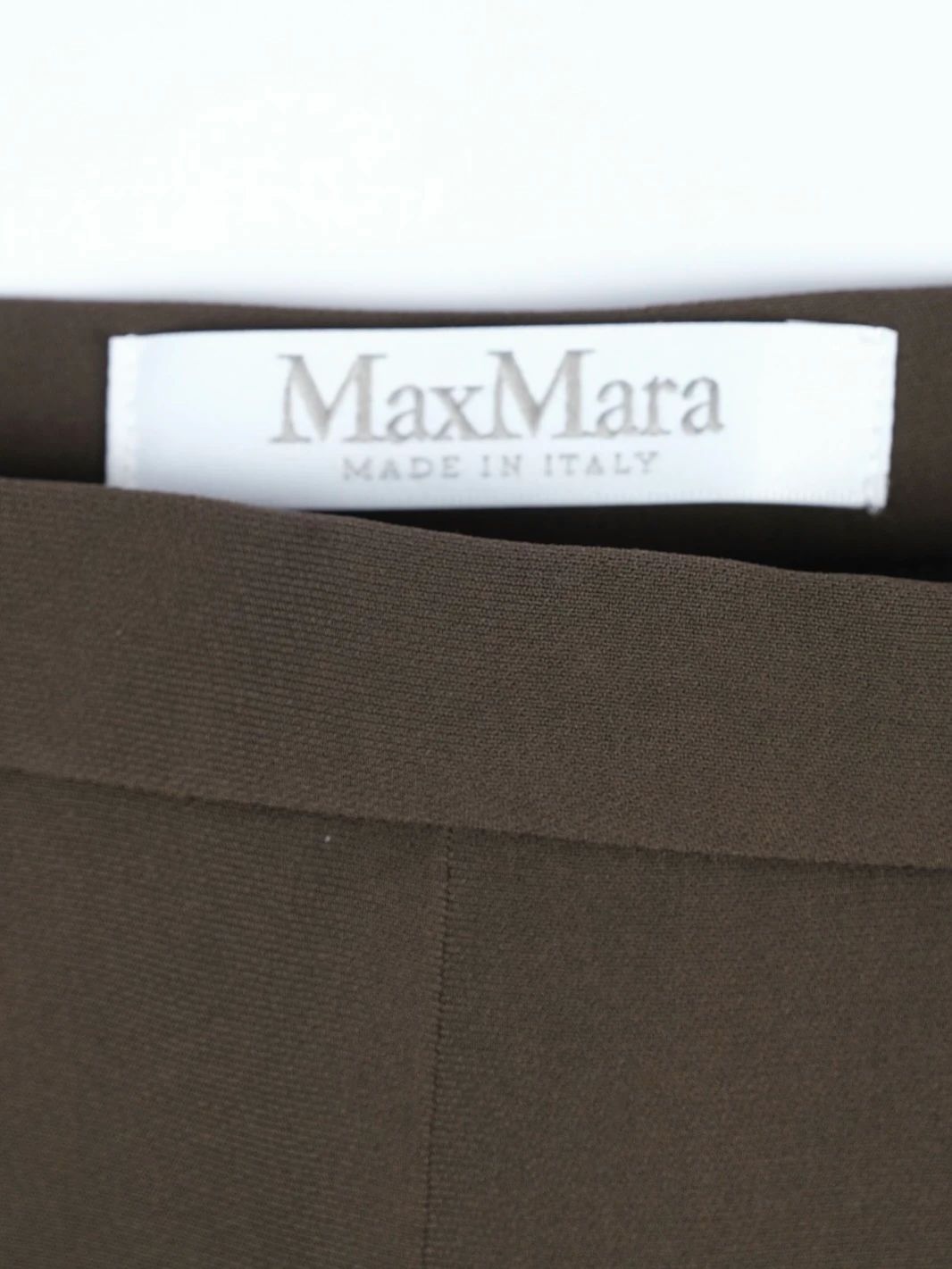 Excellent Max Mara Green Sleeveless Blouse High Neck Size N/A