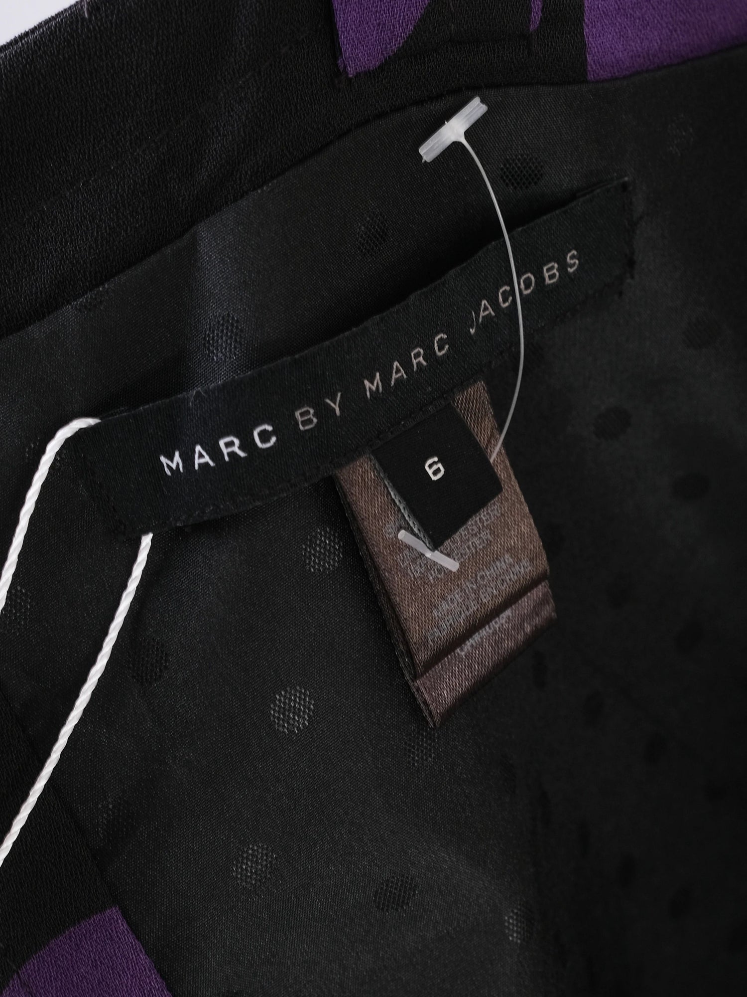 Excellent Marc Jacobs Silk Sleeveless Dress Size M Polka Dots