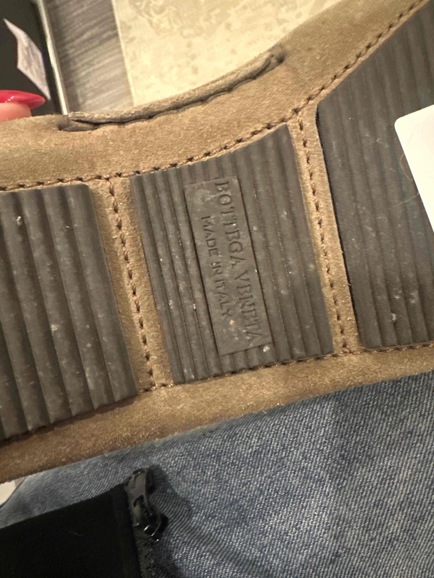 Excellent Bottega Veneta Orange Leather Loafers Size 43 Men