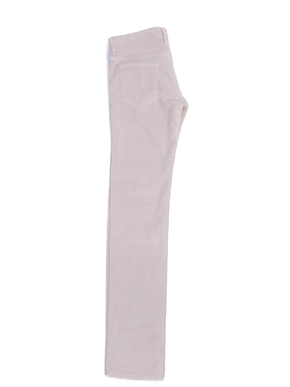 Excellent Prada White Cotton Pants for Women - Size Unspecified