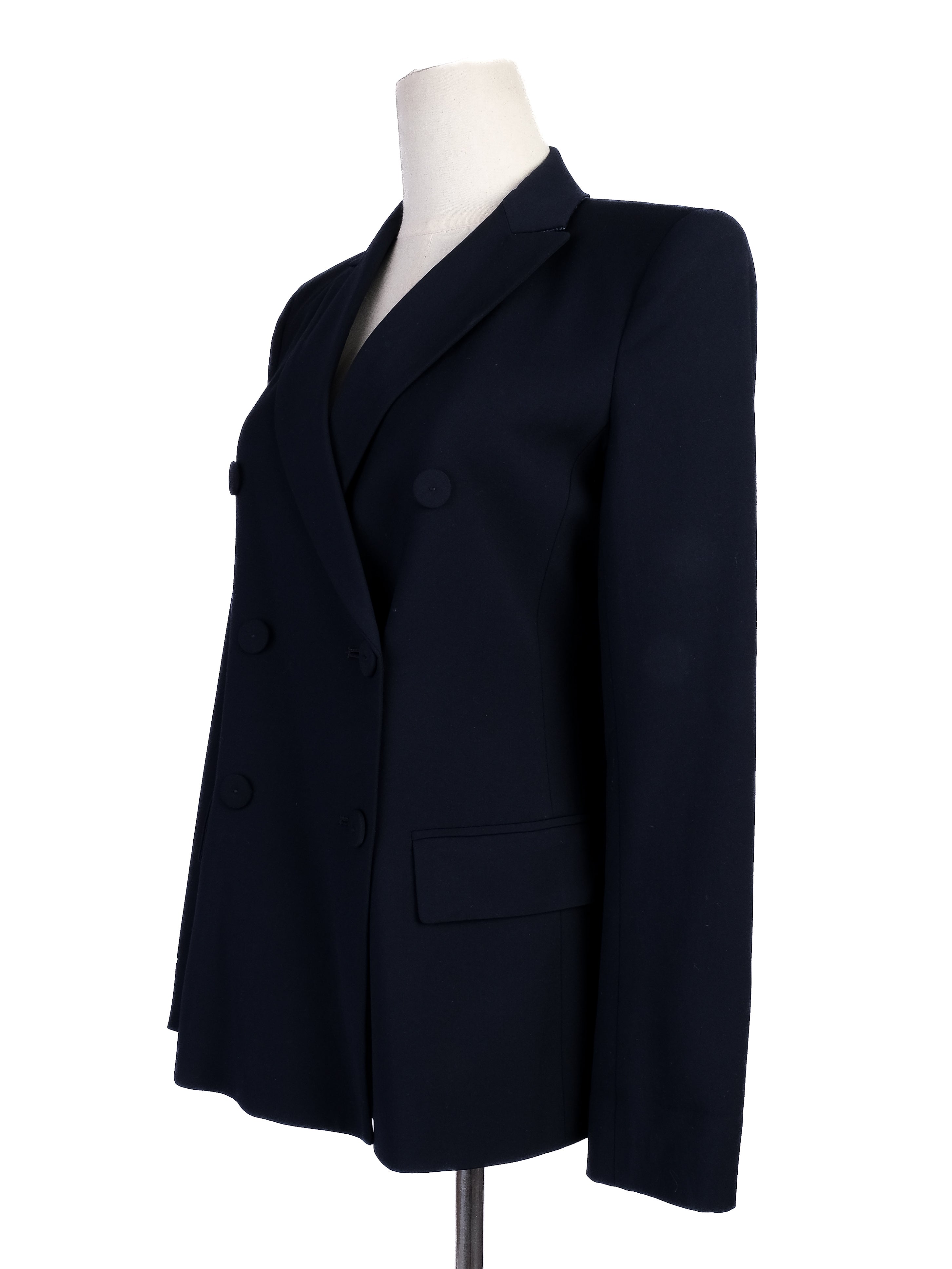 Excellent Weekend MaxMara Blue Wool Blazer Size N/A