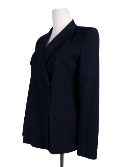 Excellent Weekend MaxMara Blue Wool Blazer Size N/A