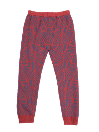 Excellent Micaela Greg Kids Red Pants Blue Geometric Size 5