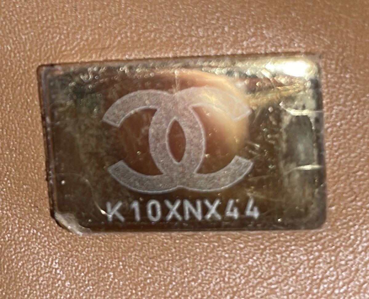 Chanel Flap Bag Embroidered Suede With Shearling Medium