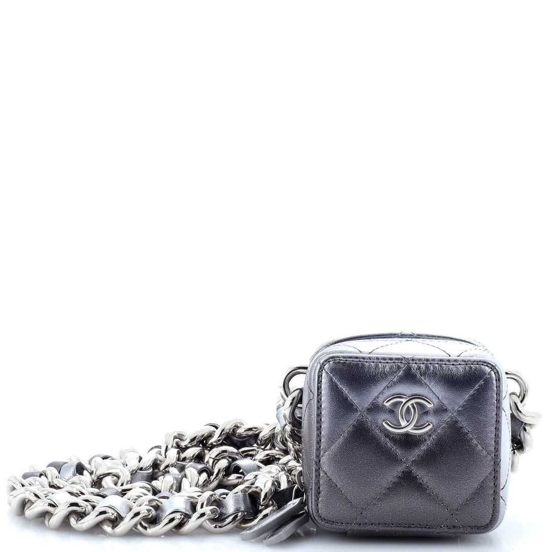 Chanel Like A Wallet Clutch With Chain Quilted Gradient Metallic Lambskin Mini