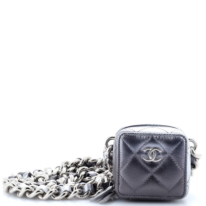 Chanel Like A Wallet Clutch With Chain Quilted Gradient Metallic Lambskin Mini