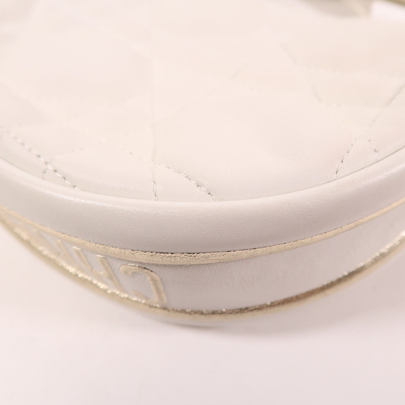 Dior Sheepskin Leather 2-way Shoulder Bag 2way Shoulder Bag White Lambskin (sheep Leather)