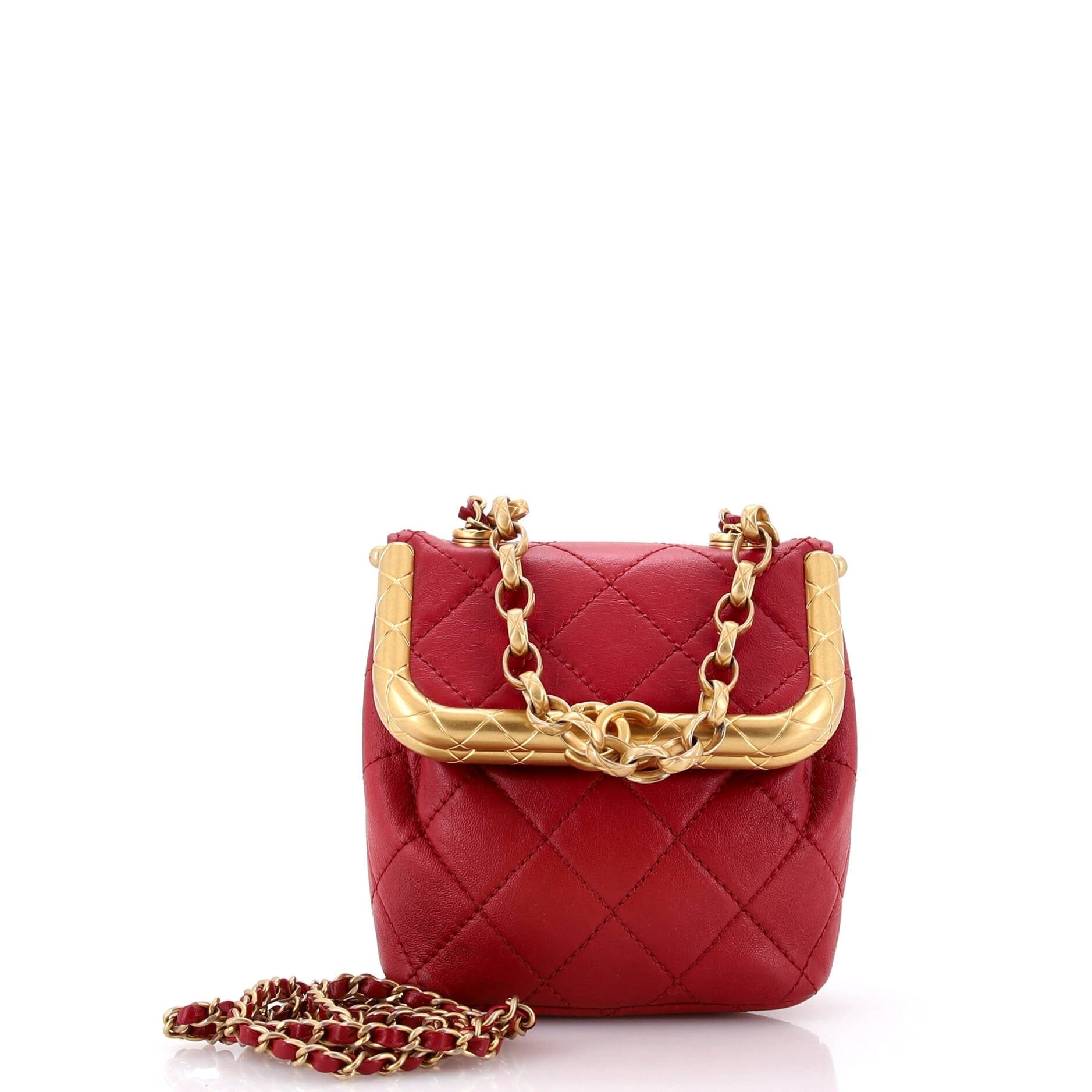 Chanel My Crush Bag Quilted Lambskin Micro