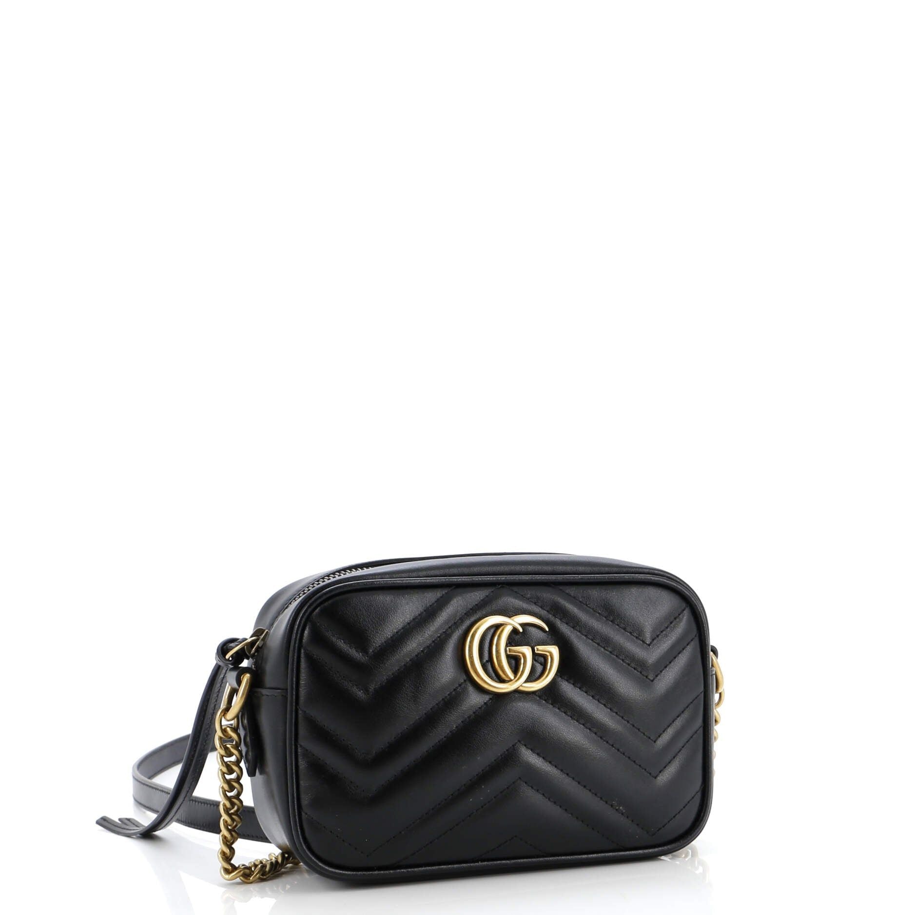 Gg Marmont Shoulder Bag Matelasse Leather Mini