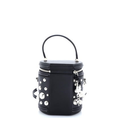Louis Vuitton Cannes Handbag Yayoi Kusama Embellished Leather