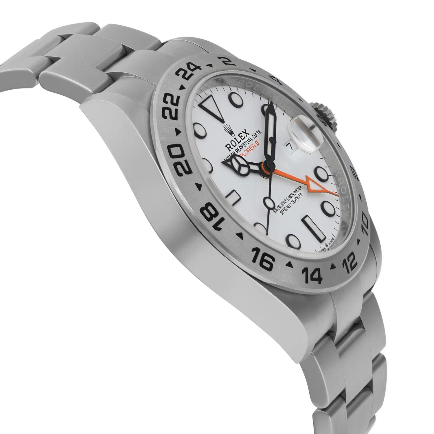 Rolex Explorer II GMT 42mm Steel White Dial Automatic Oyster Mens Watch 226570