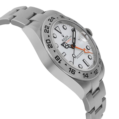 Rolex Explorer II GMT 42mm Steel White Dial Automatic Oyster Mens Watch 226570