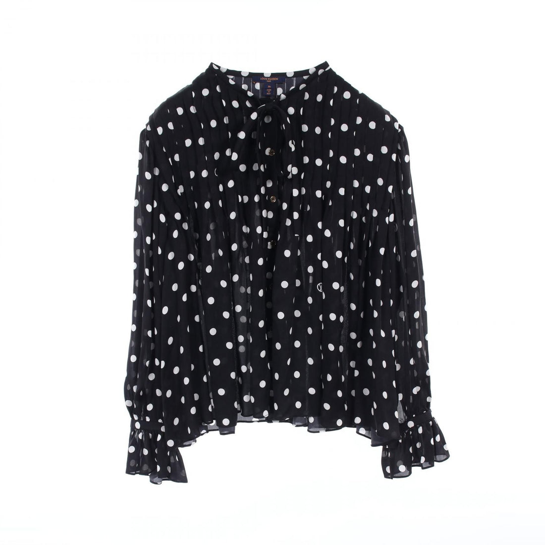 Louis Vuitton Black White Blouse