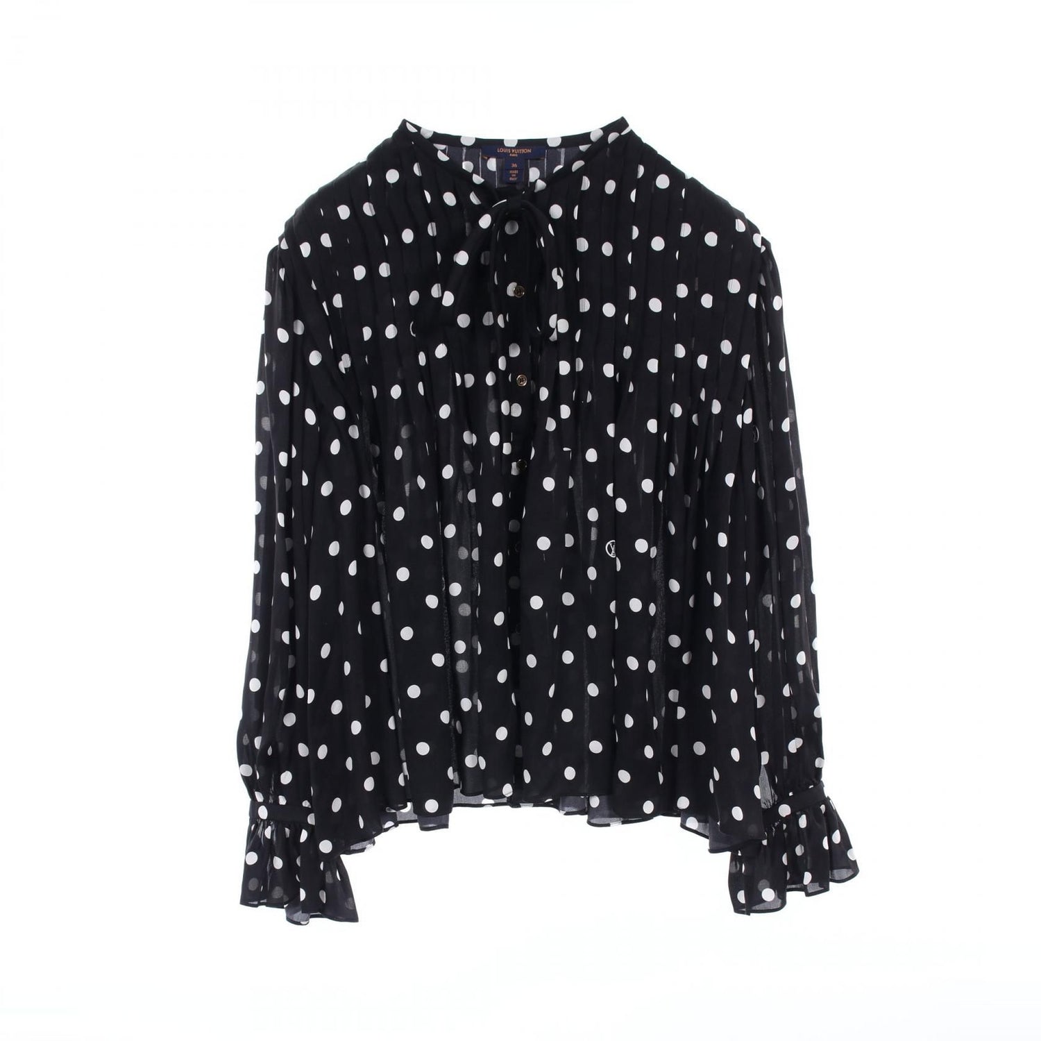 Louis Vuitton Black White Blouse